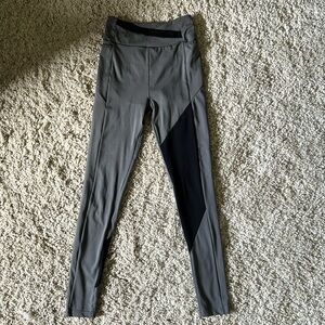 Gymshark cross front black and grey leggings size small